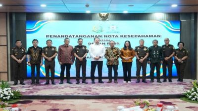 Lindungi Wartawan, Dewan Pers-Kejagung Teken MoU Perkuat Penegakan Hukum