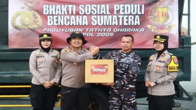 Paguyuban Tathya Dharaka Akpol 2005 Tunjukkan Komitmen Sosial Lewat Bakti Sosial di Sumatera