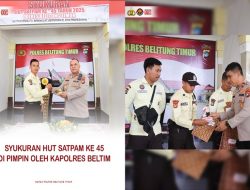 Polres Beltim Syukuran HUT Satpam ke-45 Tahun 2025 ; Teguhkan Peran Satpam Pilar Keamanan Swakarsa