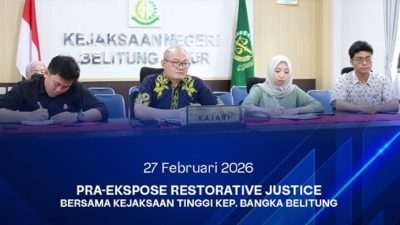 Restorative Justice : Mewujudkan Penegakan Hukum yang Humanis & Berkeadilan di Belitung Timur